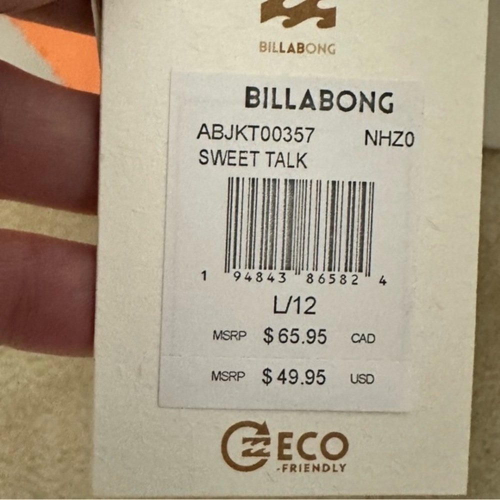 Billabong Wrangler Collab ‘Surf Out‎ West’ Lace Trim Tank Orange Size Large NWT - Picture 6 of 7